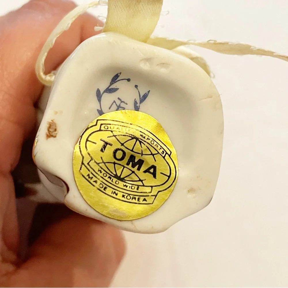 Toma Vintage Made in‎ Korea Porcelain Angel Mini Figure Jesus Christ Church 3.5”